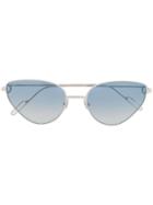 Cartier Cat-eye Gradient Sunglasses - Silver