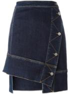 Vivienne Westwood Anglomania 'dodo' Denim Skirt, Women's, Size: 28, Blue, Cotton/spandex/elastane