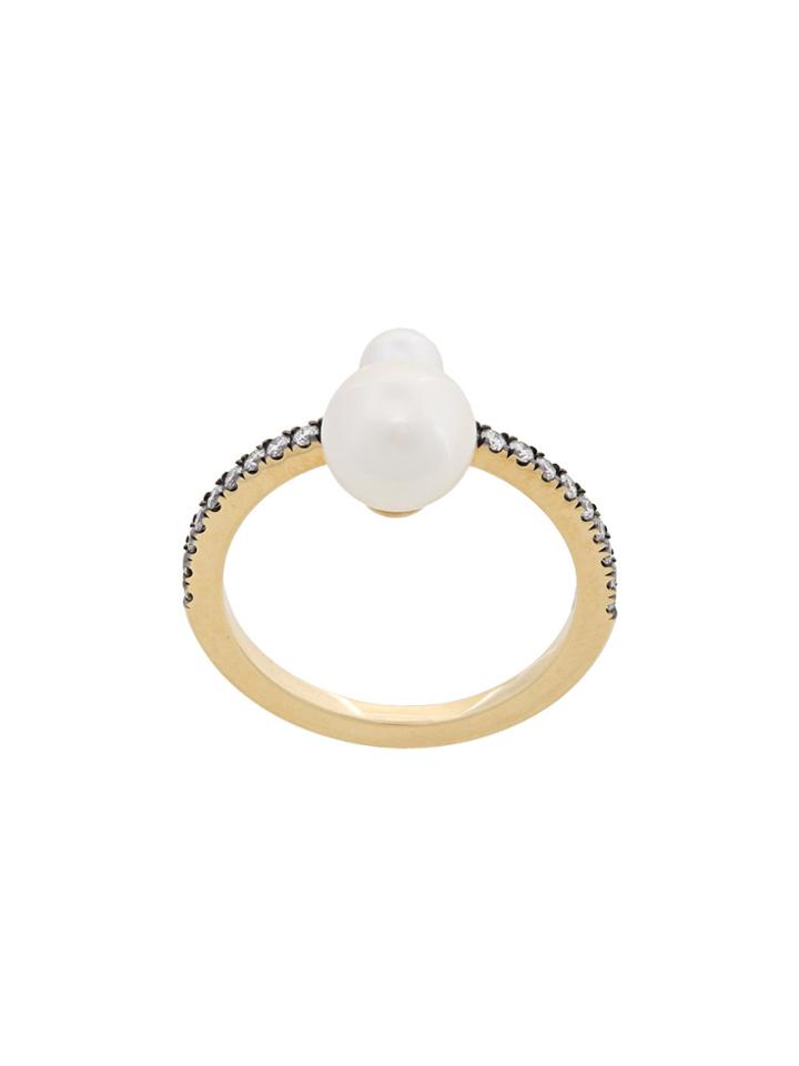 Jemma Wynne Pave Band Ring - White