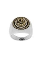 Ugo Cacciatori Rose Detail Ring - Metallic