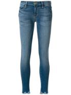 Frame Denim Frayed Hems Jeans - Blue