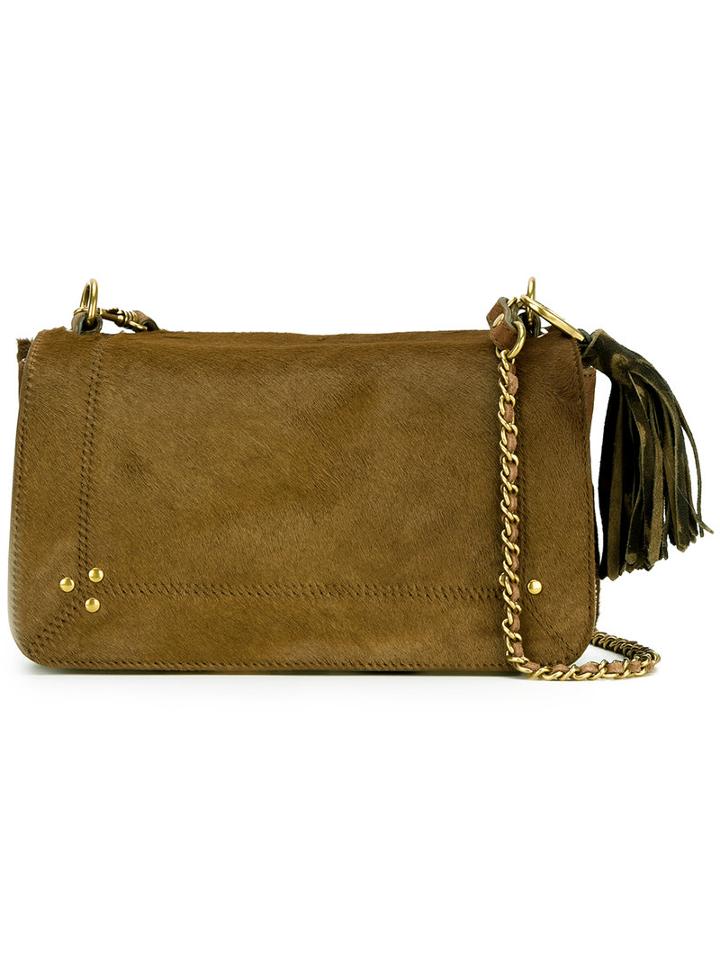 Jérôme Dreyfuss - Bobi Shoulder Bag - Women - Leather/pony Fur - One Size, Brown, Leather/pony Fur