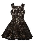Alex Perry Kea Dress, Women's, Size: 8, Black, Cotton/nylon/polyester