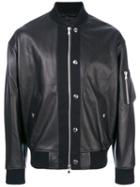 Diesel Black Gold - Bomber Jacket - Men - Viscose/leather/wool/acrylic - 46, Brown, Viscose/leather/wool/acrylic