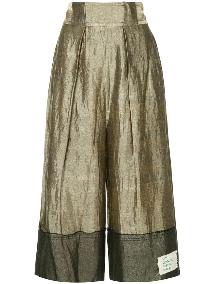 Kitx Wide-legged Culottes - Green