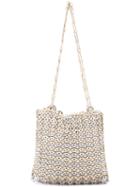 Paco Rabanne Metallic (grey) Chain Bag, Women's, Steel