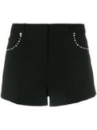 Miu Miu Crystal-embellished Shorts - Black
