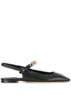 Jimmy Choo Mahdis Ballerina Flats - Black