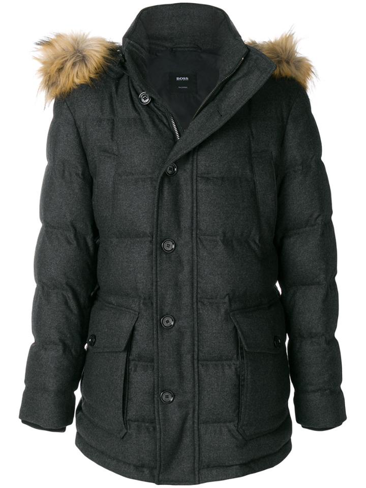 Boss Hugo Boss T-delta Padded Coat - Grey