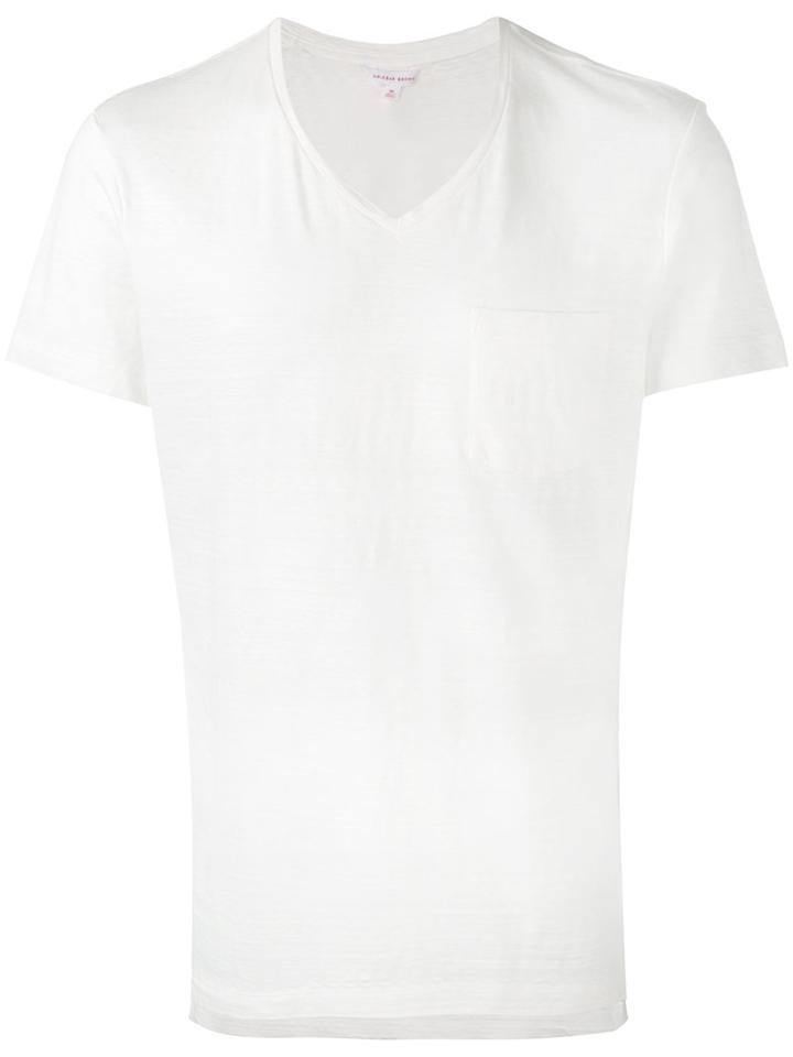 Orlebar Brown Classic T-shirt, Men's, Size: Large, White, Cotton