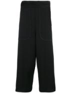 See By Chloé Wide Leg Cropped Trousers - Black