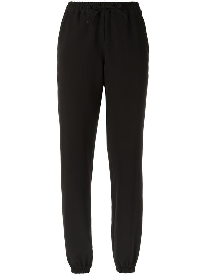 Egrey - Drawstring Trousers - Women - Polyester/spandex/elastane - 42, Black, Polyester/spandex/elastane
