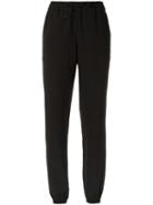 Egrey - Drawstring Trousers - Women - Polyester/spandex/elastane - 42, Black, Polyester/spandex/elastane