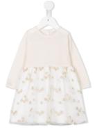 Il Gufo - Tulle Skirt Dress - Kids - Cotton/polyamide/viscose/wool - 3 Mth, Infant Girl's, Nude/neutrals