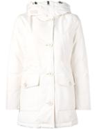 Woolrich 'gxt Mountain' Parka Coat, Women's, Size: Xs, White, Feather Down/polyamide/polyester