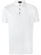 Lanvin Contrast Collar Polo Shirt, Men's, Size: Xxl, White, Cotton/viscose/polyester