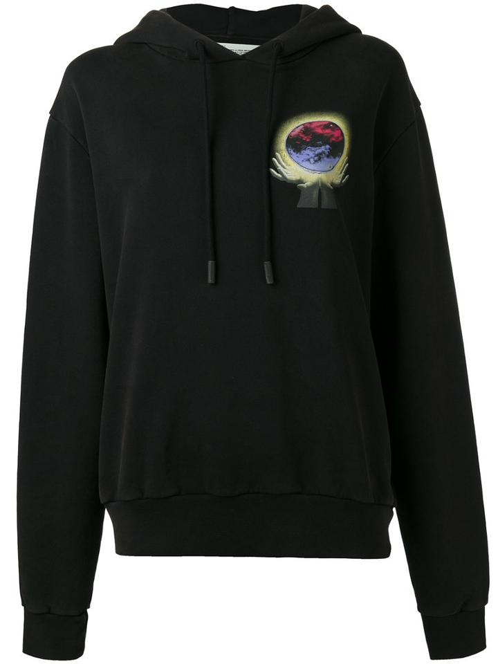 Off-white - 'countryside' Hoodie - Women - Cotton - S, Black, Cotton