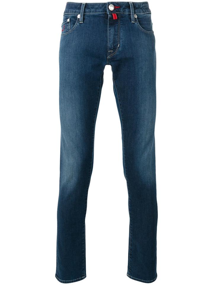 Jacob Cohen Classic Jeans, Men's, Size: 32, Blue, Cotton/polyester/spandex/elastane