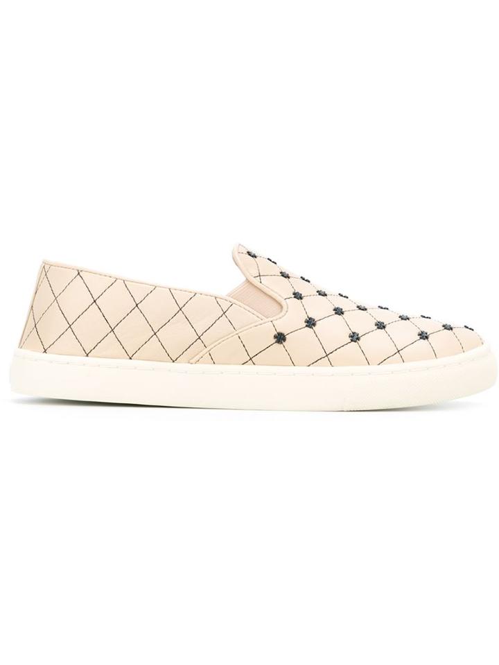 Tory Burch Quilted Slip-on Sneakers