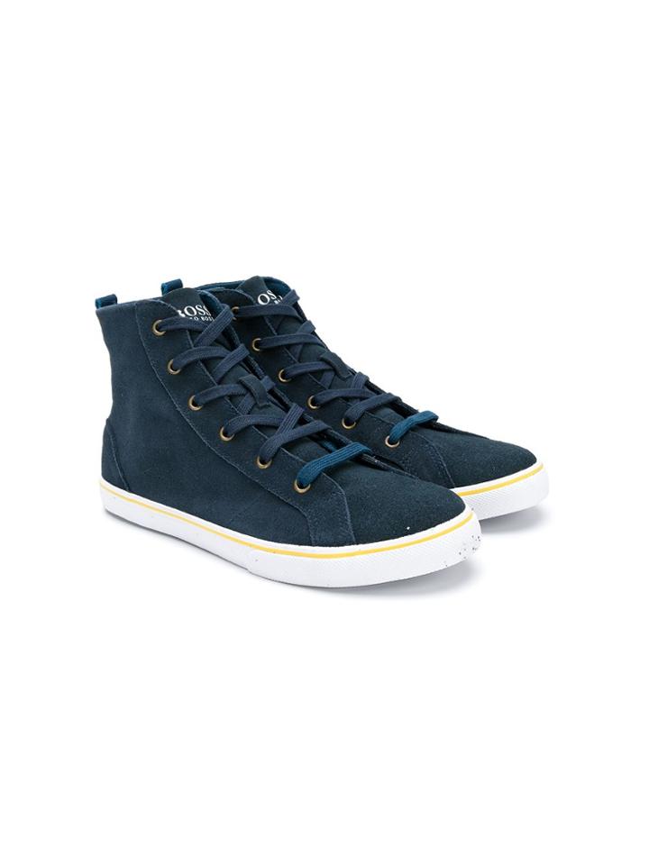 Boss Kids Teen High-top Sneakers - Blue