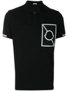 Moncler C Embroidered Detail Polo Shirt - Black