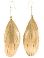 Aurelie Bidermann Swan Feather Earrings