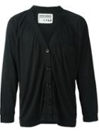 Henrik Vibskov Relaxed Fit Button Down 'river' Cardigan, Men's, Size: Large, Black, Tencel/rayon
