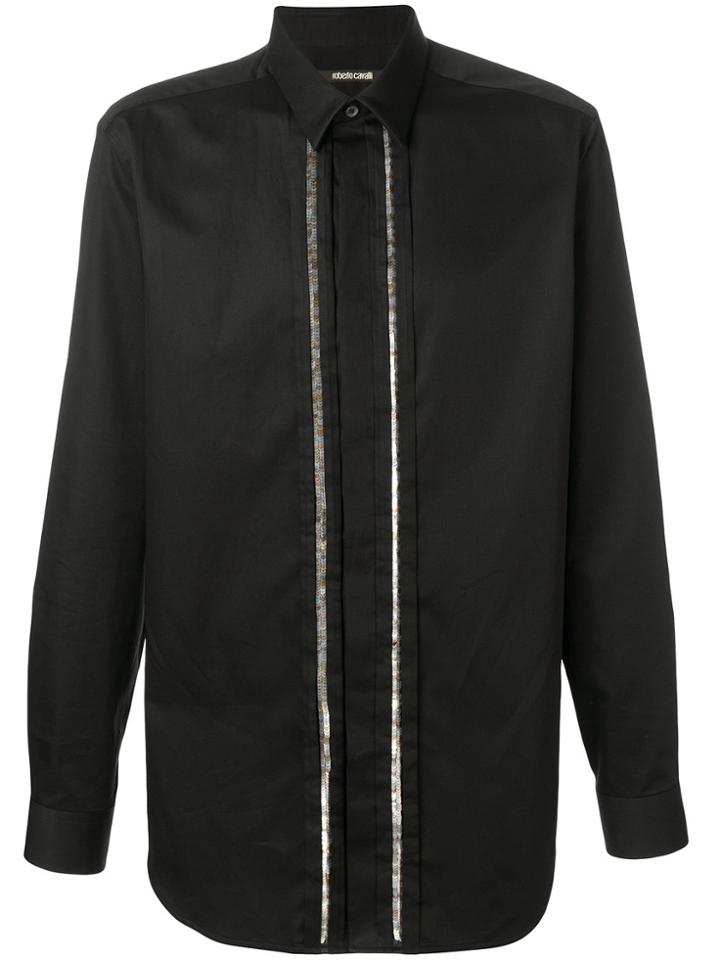 Alexander Mcqueen Floral Embroidered Shirt - Black