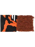 Marcelo Burlon County Of Milan Cross Camouflage Scarf - Orange