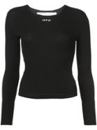 Off-white Basic Logo Knit Sweater - Black