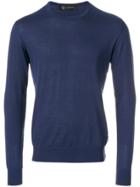 Versace Round Neck Jumper - Blue