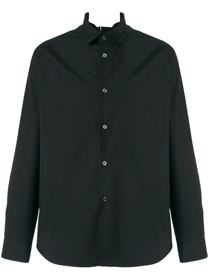Comme Des Garçons Homme Plus Open Back Shirt - Black