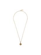 Dolce & Gabbana Logo Heart Necklace - Metallic