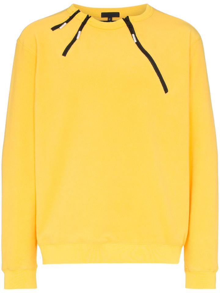 99% Is Side Zip Jumper - Yellow
