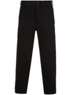 Yohji Yamamoto Shankar Plain Stitch Padded Trousers - Black