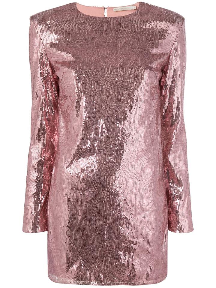 Amen Sequinned Mini Dress - Pink