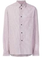 Lanvin Striped Straight Hem Shirt - Pink