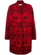 Iro Oversized Coat, Women's, Size: 34, Red, Cotton/acrylic/polyester/cotton
