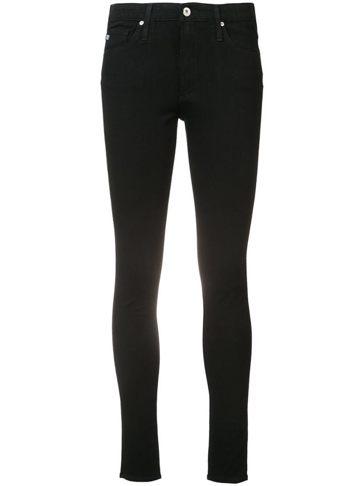 Ag Jeans Farrah High Rise Jeans - Black