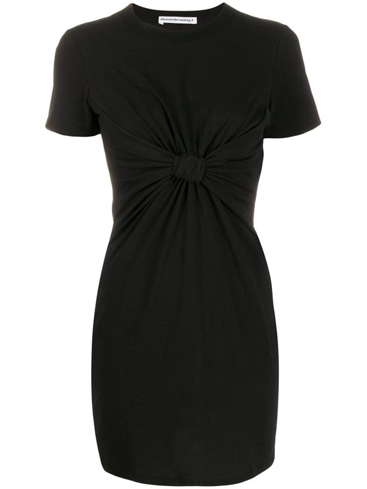 T By Alexander Wang Knot Detail Dress - Black