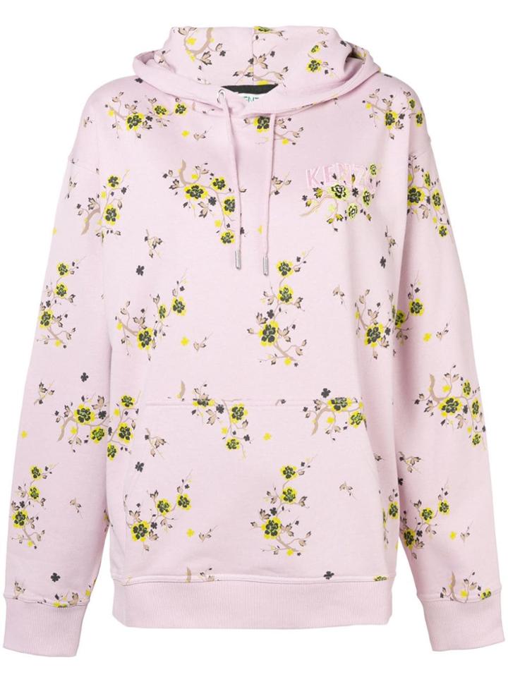 Kenzo Floral Hoodie - Pink & Purple