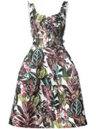 Oscar De La Renta Full Skirt Dress - Multicolour