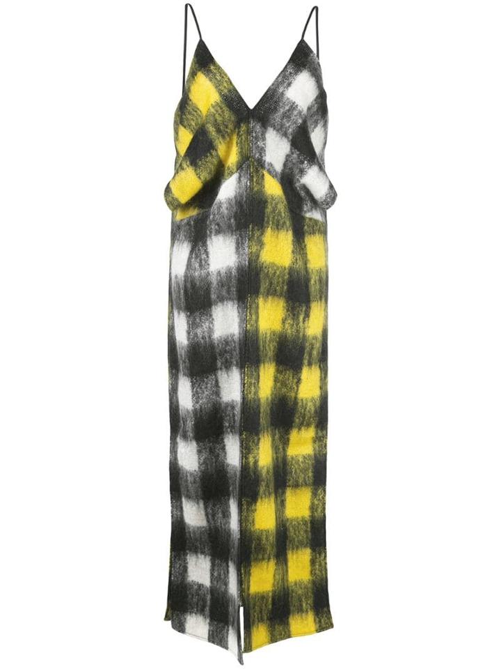 Maison Margiela Oversized Check Dress - Multicolour
