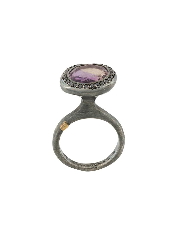 Rosa Maria Ametrine And Diamond Cocktail Ring - Metallic