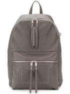 Rick Owens Stripe Detail Backpack - Grey