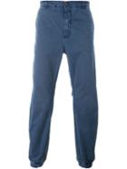 Closed Chino Trousers, Men's, Size: 32, Blue, Cotton/elastodiene
