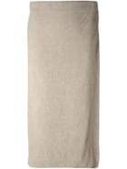 Jean Paul Gaultier Vintage Wrap Style Skirt, Women's, Size: 44, Nude/neutrals