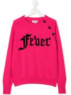 Zadig & Voltaire Kids Teen Fever Knitted Sweater - Pink & Purple