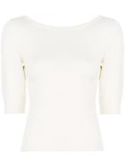 Moschino Fine Knit Sweater - White