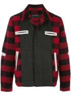 Craig Green Panelled Flannel Jacket - Red